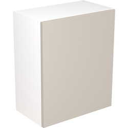 Kitchen Kit Flatpack Value Slab Kitchen Cabinet Wall Unit Matt Light Grey 600mm
