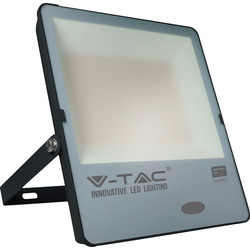 V-TAC IP65 LED Photocell Sensor Floodlight with Samsung Chip 200W Black 20000lm 4000K