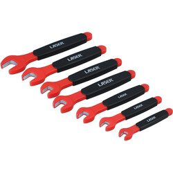 Laser Insulated Open Ended Spanner Set 7 Piece 8-19mm
