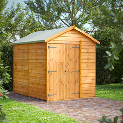 Power Overlap Apex Shed 8' x 6' No Windows