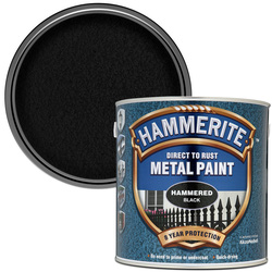 Hammerite / Hammerite Metal Paint Hammered Black 2.5L