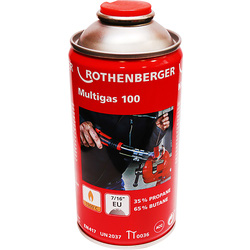 Rothenberger Multigas Butane / Propane Mix Gas Cartridge 175g