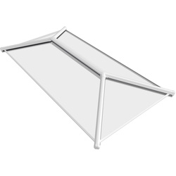 Crystal Aluminium Skylight Roof 2000mmx1500mm White