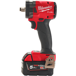 Milwaukee M18 FIW2F38-502X Gen 3 FUEL Impact Wrench with 3/8" Friction Ring 2 x 5.0Ah