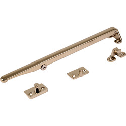 ERA Timber Window Locking Casement Stay Gold Effect - 33384 - from Toolstation