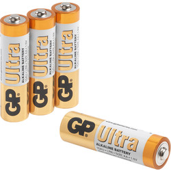 GP GP Ultra Alkaline Battery AAA - 33727 - from Toolstation