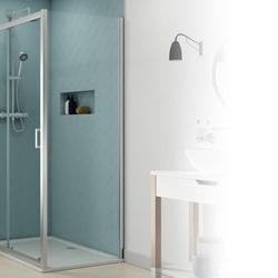 Aqualux / Aqualux Origin 6 6mm Shower Enclosure Side Panel Only 900mm