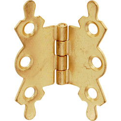 Brass Plated Butterfly Hinge 40mm
