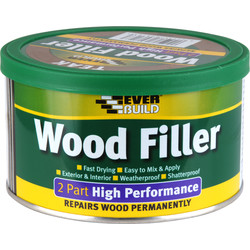 Everbuild Everbuild High Performance Wood Filler 500g Oak - 34056 - from Toolstation