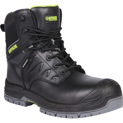 Apache Chilliwack Side Zip Waterproof Safety Boots Black Size 8