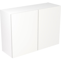 Kitchen Kit Flatpack Slab Kitchen Cabinet Wall Unit Ultra Matt White 1000mm