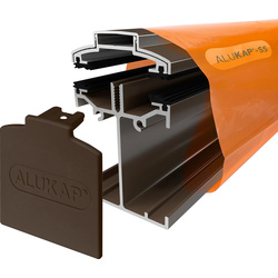 Alukap-SS Low Profile Bar Brown 2.0m