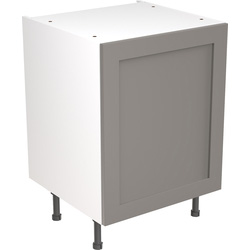 Kitchen Kit Ready Made Shaker Kitchen Cabinet Base Unit Ultra Matt Dust Grey 600mm