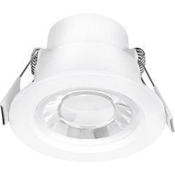 Enlite Enlite Spryte 8W Fixed Integrated LED IP44 Downlight Cool White 570lm - 34762 - from Toolstation