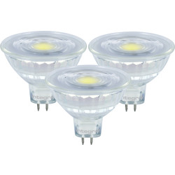 Integral LED / Integral LED 12V MR16 GU5.3 Dimmable Glass Lamp 4.4W Cool White 345lm