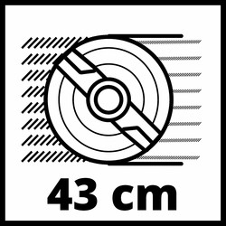 Einhell Expert Plus GE-CM 43 Li M 36V (2x18V) 43cm Brushless Cordless Lawnmower