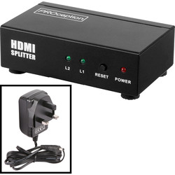 PROception PROception HDMI Amplified Splitter 2 Way - 35253 - from Toolstation