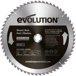 Evolution / Evolution General Wood TCT Blade 355mm x 60T