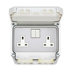 Crabtree IP56 13A DP Switched Socket
