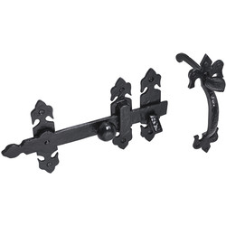 Old Hill Ironworks Old Hill Ironworks Thumb Latch 203mm 8" Fleur De Lys - 35618 - from Toolstation