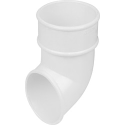 Aquaflow 68mm Shoe White - 35760 - from Toolstation