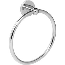 Polished Towel Ring Chrome