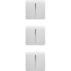 Trendiswitch White 1 Gang 2 Way 10 Amp Switch (3 Pack) 1 Gang 2 Way