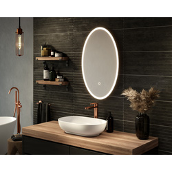 Sensio / Sensio Aurora Oval LED Bathroom Mirror CCT 800 x 500mm
