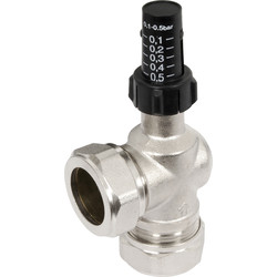 22mm Automatic Bypass Valve Angled