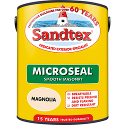 Sandtex Sandtex Ultra Smooth Masonry Paint 5L Magnolia - 36871 - from Toolstation