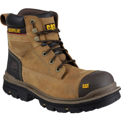 CAT Caterpillar Gravel Safety Boots Dark Beige Size 12 - 36940 - from Toolstation