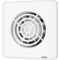 Sensio Layci Wall Ventilation Fan White 100mm