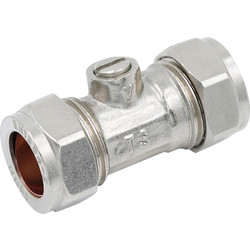 Made4Trade / Made4Trade Chrome Plated Isolating Valve 15mm
