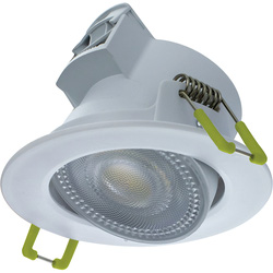 Integral LED / Integral LED Compact Eco Adjustable IP44 Downlight 5.5W 550lm Cool White