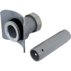 McAlpine Mechanical Soil Pipe Boss Connector 1 1/4" Grey - 37422 - from Toolstation