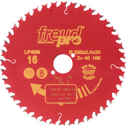 LP40M TCT Saw Blade for Cross Grain Cutting 250 x 30mm x 60T