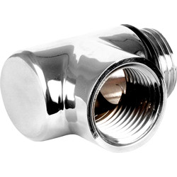 Dual Fuel Elbow Chrome Plated 1/2" M/F
