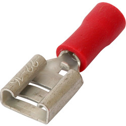 Spade Type Connector Female 1.5mm Red