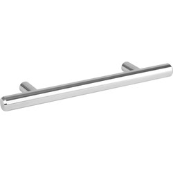 Bar Pull Handle 96mm Polished Chrome - 37752 - from Toolstation