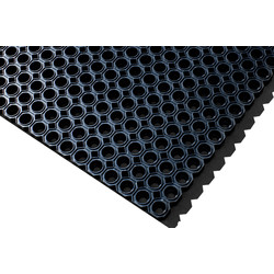 Blue Diamond / Cellmax Rubber Entrance Mat 1.5m x 1m - Black