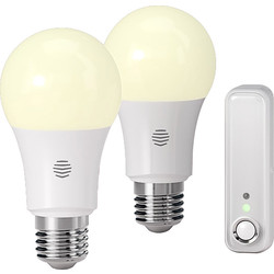 Hive / Hive Lighting Bundle 2 x Dimmable E27 Smart Bulbs & Motion Sensor - Hubless