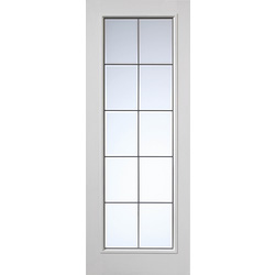 JB Kind / Decima White Glazed Internal Door 35 x 1981 x 762mm