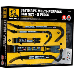 Roughneck Toolbox Gorilla Wrecking Bar Set | Toolstation