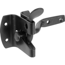 Auto Gate Latch Black - 38436 - from Toolstation