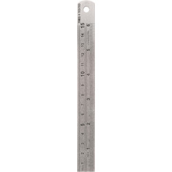 Precision Stainless Steel Ruler 150mm - 38506 - from Toolstation