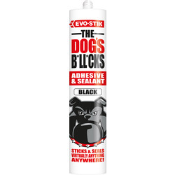 Evo-Stik The Dog's B*ll*cks Adhesive & Sealant 290ml Black