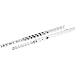 2 X Black 350mm Metal Draw Runners – Soft Close Ball Bearing Slides