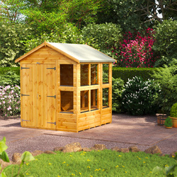 Power Apex Potting Shed 6' x 6' - Double Doors
