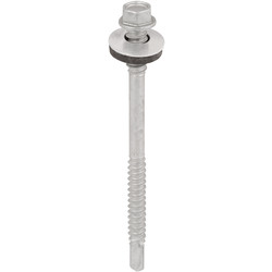 TechFast Light Duty Composite Hex/Washer Roof Screw 5.5 x 80mm
