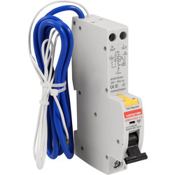 Contactum Contactum Single Pole A Type C Curve RCBO 10A 10kA SP - 39356 - from Toolstation